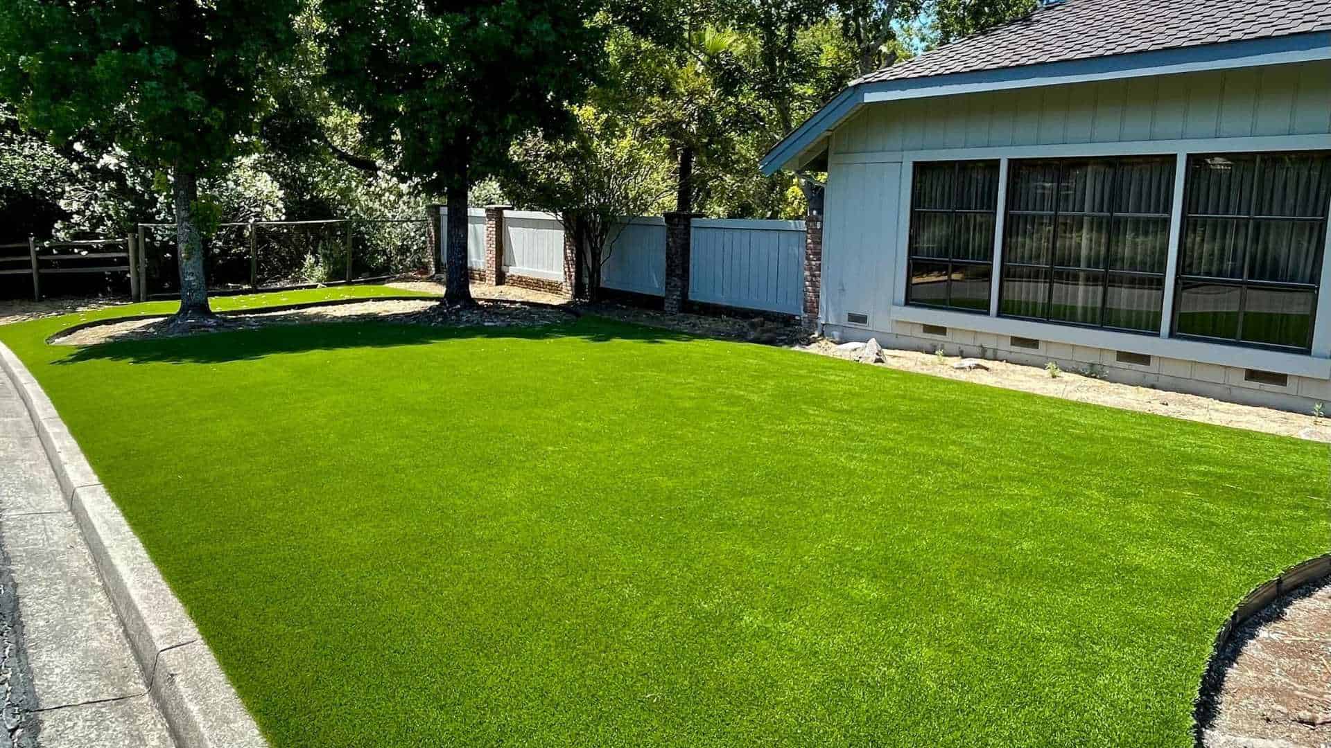 Artificial turf installation in McKinney, TX